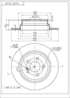 FI.BA FBD163 - Discofreno autozon.pro