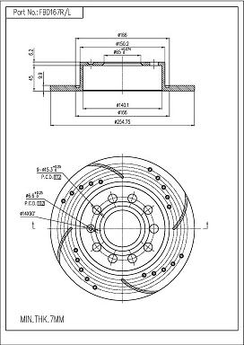 FI.BA FBD167R/H - Discofreno autozon.pro