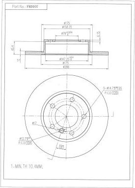 FI.BA FBD107 - Discofreno autozon.pro