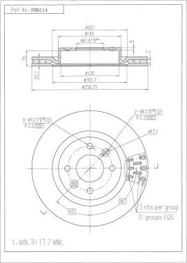 FI.BA FBD114 - Discofreno autozon.pro