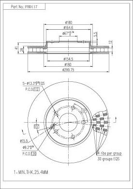 FI.BA FBD117 - Discofreno autozon.pro