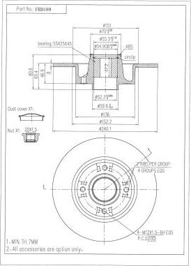 FI.BA FBD189 - Discofreno autozon.pro