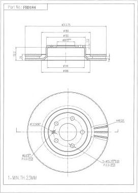 FI.BA FBD184 - Discofreno autozon.pro