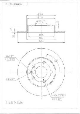 FI.BA FBD139 - Discofreno autozon.pro