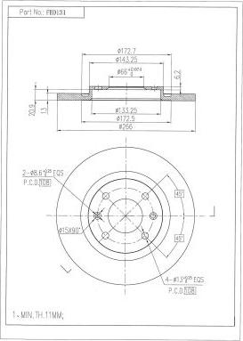 FI.BA FBD131 - Discofreno autozon.pro