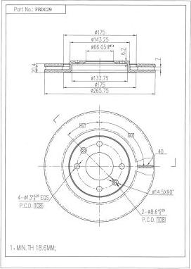 FI.BA FBD129 - Discofreno autozon.pro