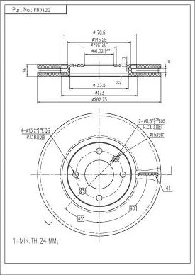 FI.BA FBD122 - Discofreno autozon.pro