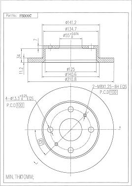 FI.BA FBD397 - Discofreno autozon.pro