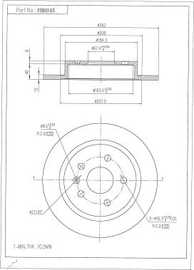 FI.BA FBD345 - Discofreno autozon.pro