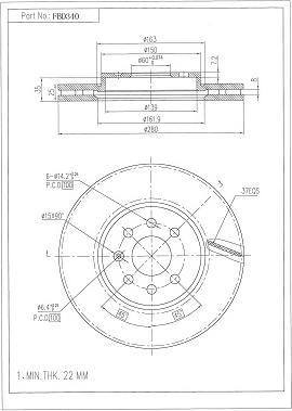 FI.BA FBD340 - Discofreno autozon.pro