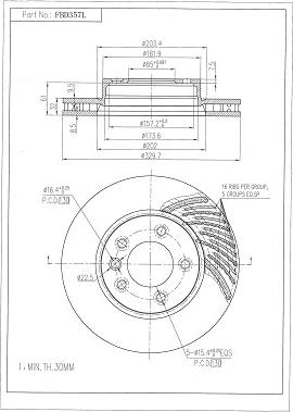 FI.BA FBD357L - Discofreno autozon.pro