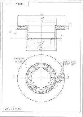 FI.BA FBD360 - Discofreno autozon.pro