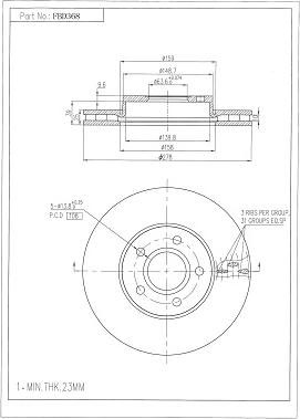 FI.BA FBD368 - Discofreno autozon.pro