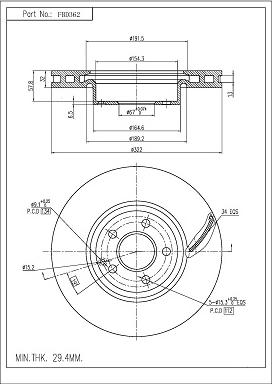 FI.BA FBD362 - Discofreno autozon.pro