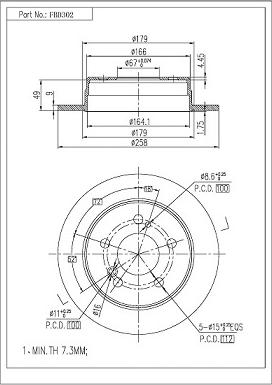 FI.BA FBD302 - Discofreno autozon.pro