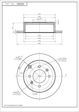 FI.BA FBD386 - Discofreno autozon.pro