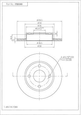 FI.BA FBD380 - Discofreno autozon.pro