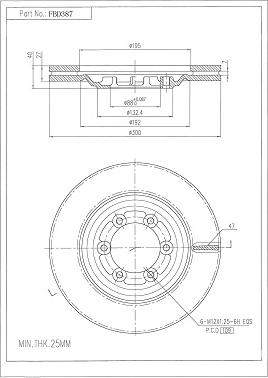 FI.BA FBD387 - Discofreno autozon.pro