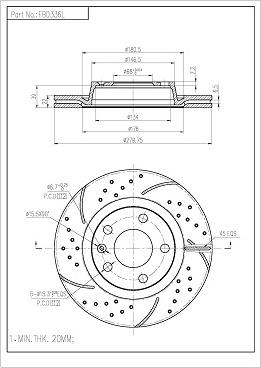 FI.BA FBD336L/H - Discofreno autozon.pro