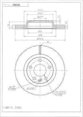 FI.BA FBD336 - Discofreno autozon.pro