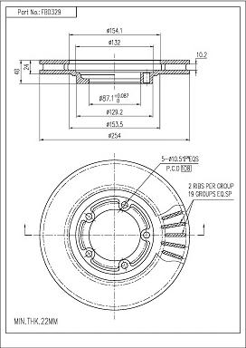 FI.BA FBD329 - Discofreno autozon.pro