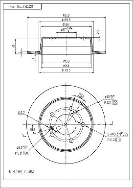 FI.BA FBD321 - Discofreno autozon.pro