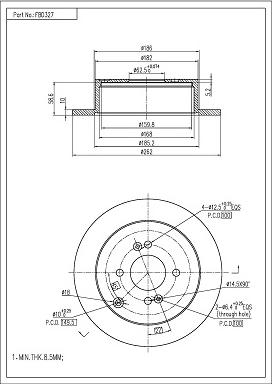 FI.BA FBD327 - Discofreno autozon.pro