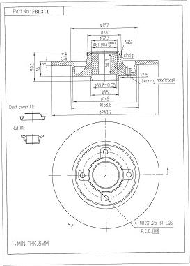 FI.BA FBD371 - Discofreno autozon.pro