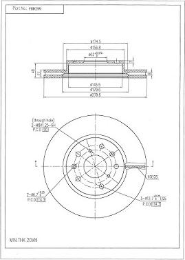 FI.BA FBD299 - Discofreno autozon.pro