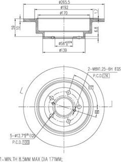 FI.BA FBD290 - Discofreno autozon.pro