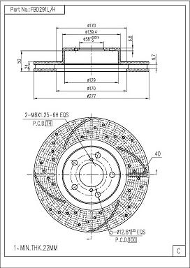 FI.BA FBD291L/H - Discofreno autozon.pro