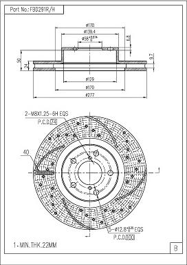 FI.BA FBD291R/H - Discofreno autozon.pro