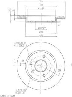 FI.BA FBD293 - Discofreno autozon.pro