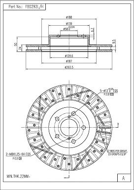 FI.BA FBD292L/H - Discofreno autozon.pro