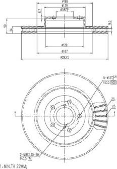 FI.BA FBD292 - Discofreno autozon.pro