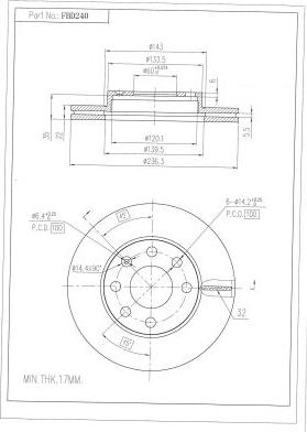 FI.BA FBD240 - Discofreno autozon.pro