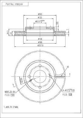 FI.BA FBD248 - Discofreno autozon.pro