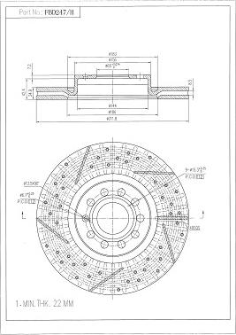 FI.BA FBD247/H - Discofreno autozon.pro