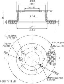 FI.BA FBD256 - Discofreno autozon.pro