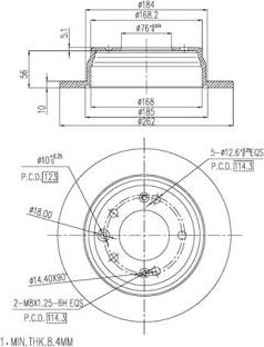 FI.BA FBD263 - Discofreno autozon.pro