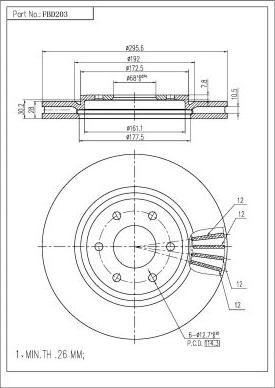 FI.BA FBD203 - Discofreno autozon.pro