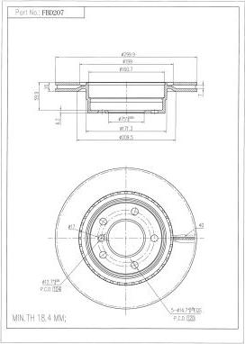 FI.BA FBD207 - Discofreno autozon.pro