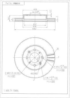 FI.BA FBD213 - Discofreno autozon.pro