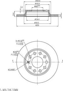 FI.BA FBD288 - Discofreno autozon.pro