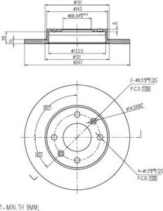 FI.BA FBD282 - Discofreno autozon.pro