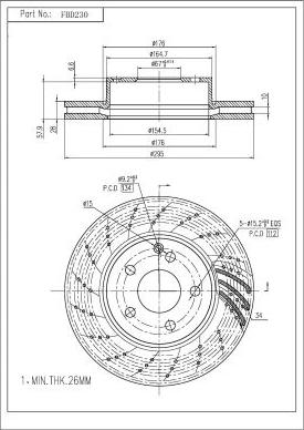 FI.BA FBD230 - Discofreno autozon.pro