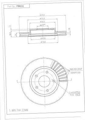 FI.BA FBD231 - Discofreno autozon.pro