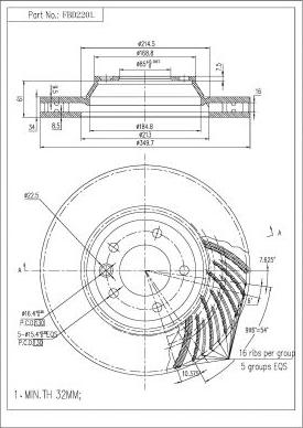 FI.BA FBD220L - Discofreno autozon.pro