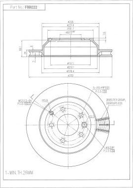 FI.BA FBD222 - Discofreno autozon.pro