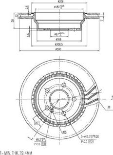 FI.BA FBD279 - Discofreno autozon.pro